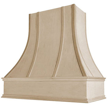 Hoodsly Curved Wood Hood with Strapping