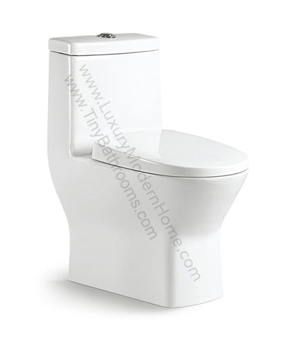 Our 23.5 inch toilet is perfect for small spaces.